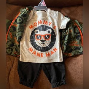 Wonder Nation Boy 0-3 mo. 3 pc set